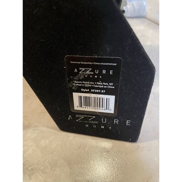 Azzure Home Pearls Rhinestones Ornate Photo Frame Wedding Picture Holds 5x7” - Picture 8 of 9